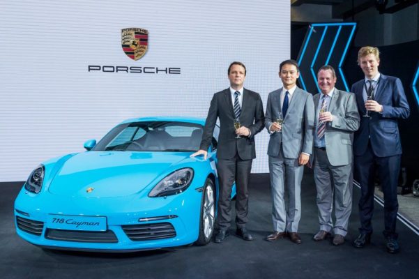 The new Porsche 718 Cayman Launch